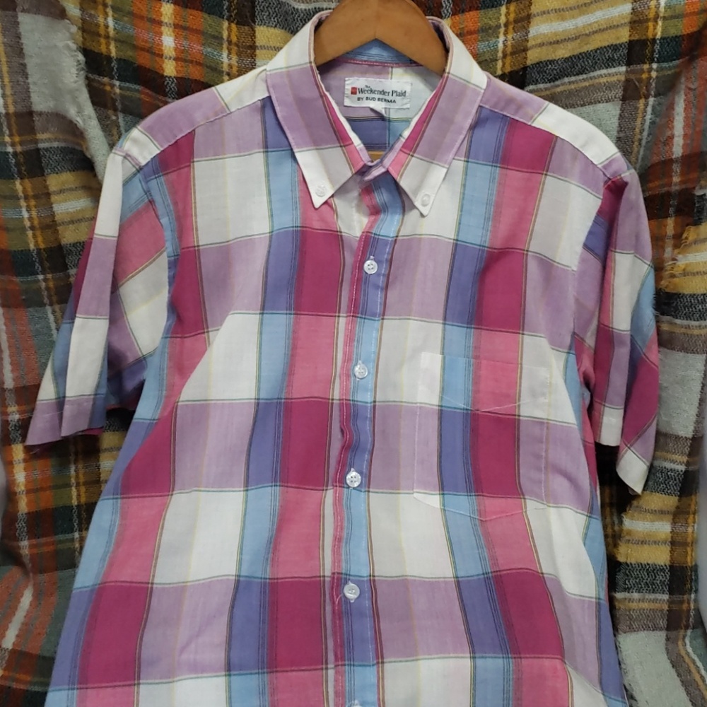 Vintage "The weekender plaid" by Bud Bermuda